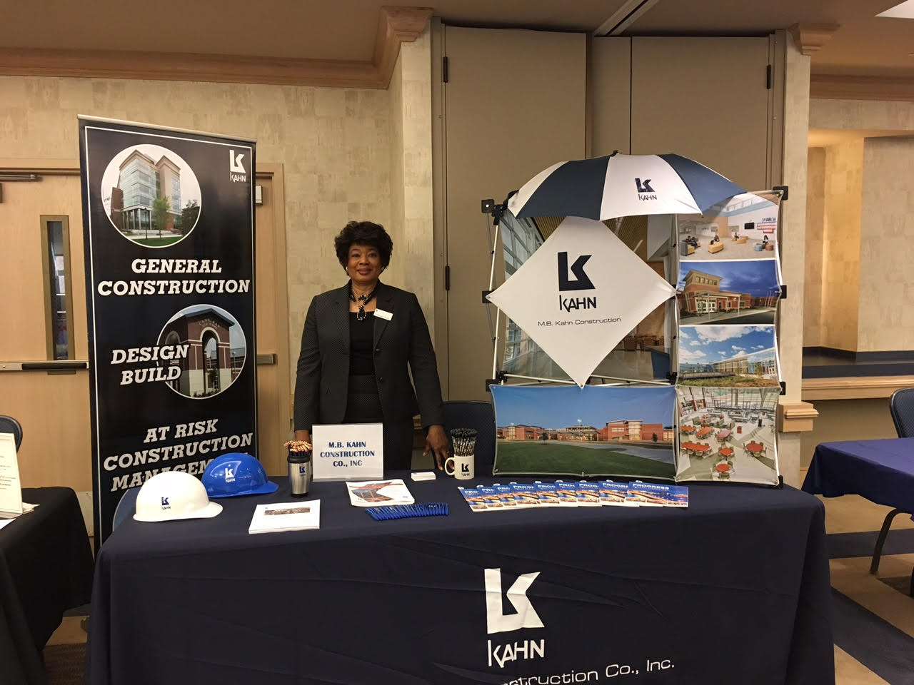 M. B. Kahn at the Spartanburg Community College Career Fair M. B