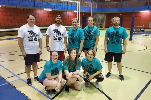 Volleyball Team Takes Court