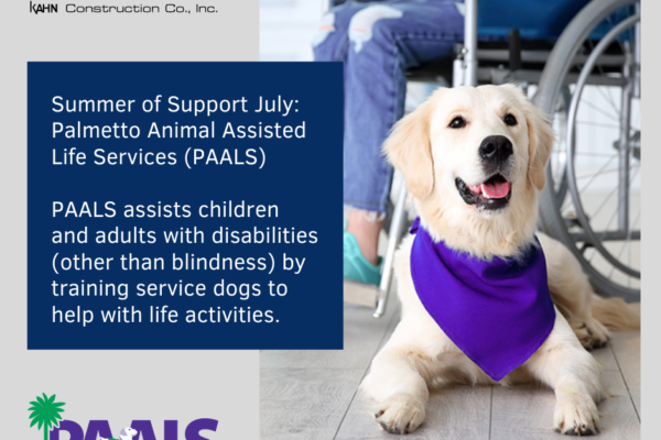 Summer of Support Helps Service Dogs